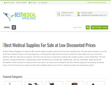 Tablet Screenshot of bestmedicalsuppliesonsale.com